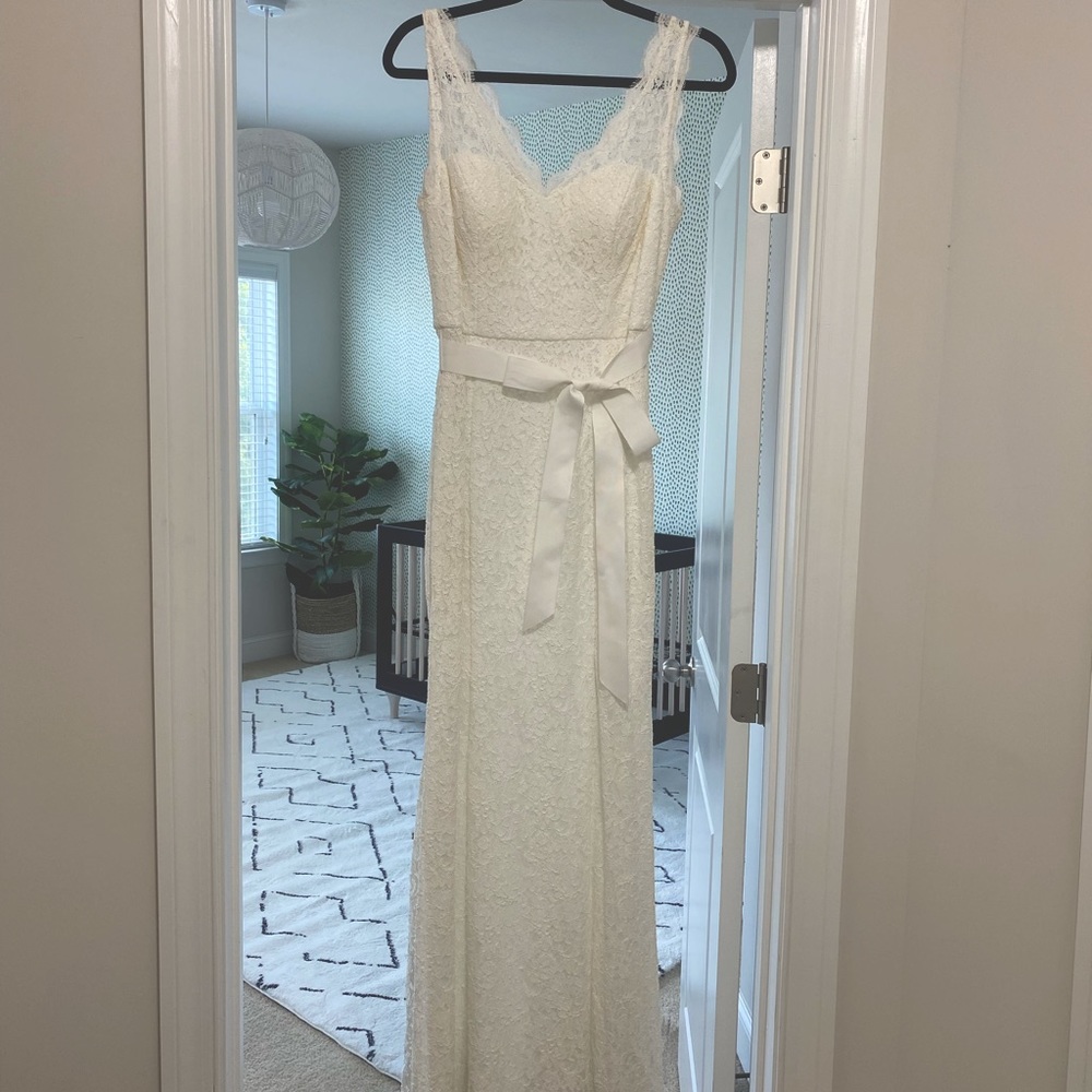 Adrianna Papell White Gown